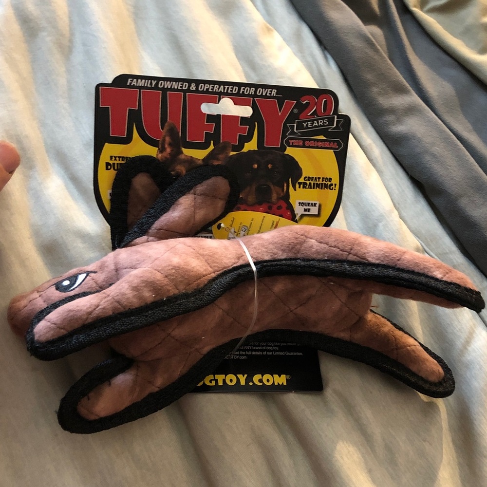 Durable Brown Bunny Dog Toy